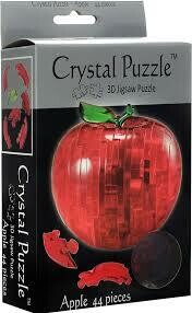 3D RED APPLE CRYSTAL PUZZLE (6/48)