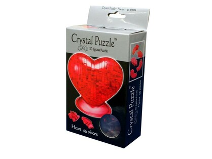 3D RED HEART CRYSTAL PUZZLE (6/48)