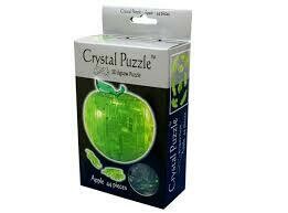 3D GREEN APPLE CRYSTAL PUZZLE (24/48)