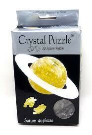 3D GOLDEN SATURN CRYSTAL PUZZLE (6/48)