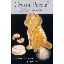 3D GOLDEN RETRIEVER CRYSTAL PUZZ(6/48)