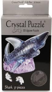 3D BLACK SHARK CRYSTAL PUZZLE (6/48)
