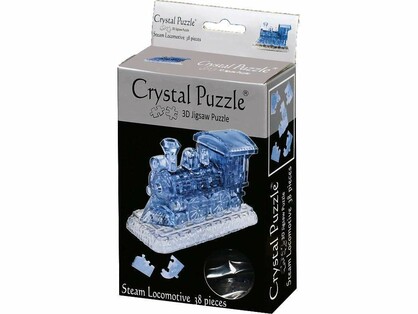 3D BLUE TRAIN CRYSTAL PUZZLE  (6/48)