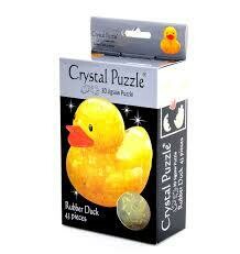 3D RUBBER DUCK CRYSTAL PUZZLE (6/48)