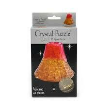 3D VOLCANO CRYSTAL PUZZLE (6/48)
