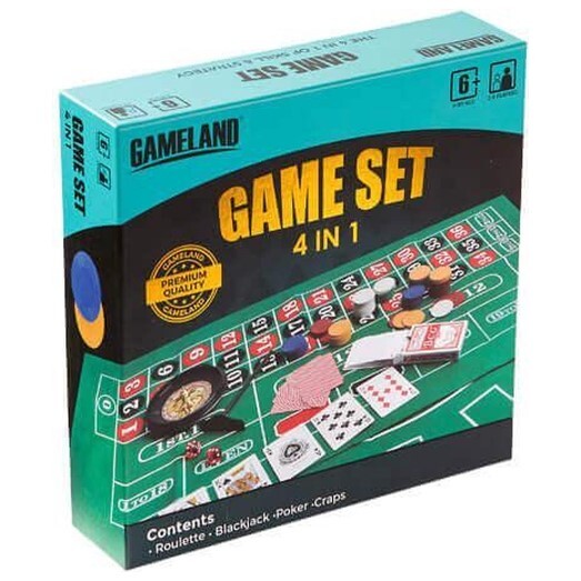 Wholesale GAME SET 4 IN 1 (GAMELAND) Ventura Games Fieldfolio