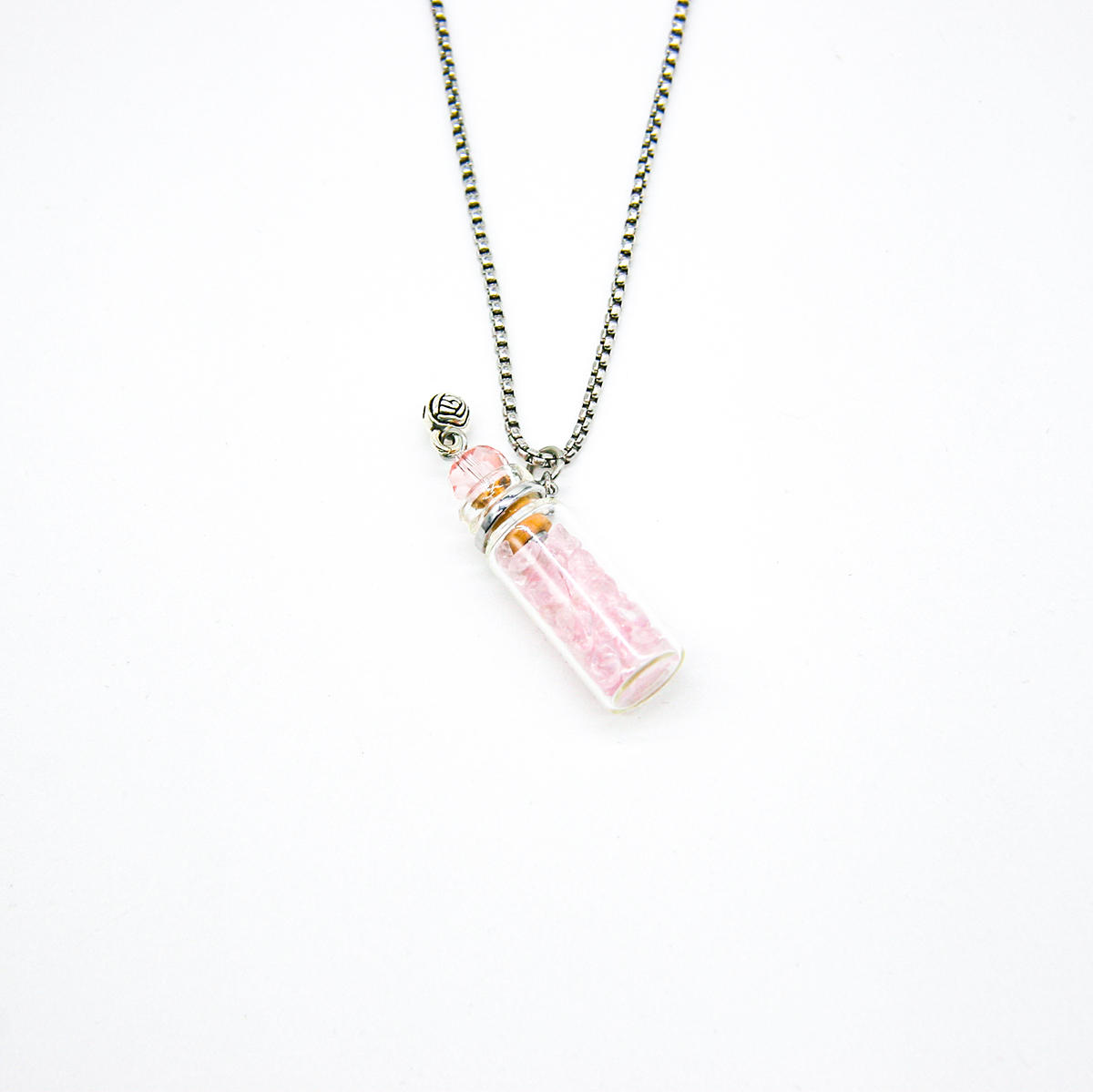 Gift Gox - Crystal Bottle (Rose Quartz) + Purify