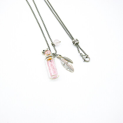Gift Gox - Crystal Bottle (Rose Quartz) + Purify