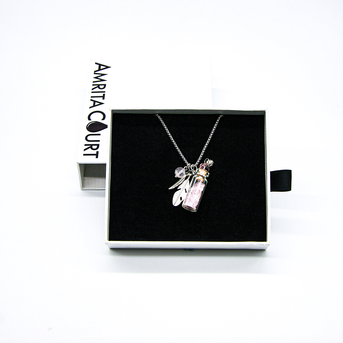 Gift Gox - Crystal Bottle (Rose Quartz) + Purify