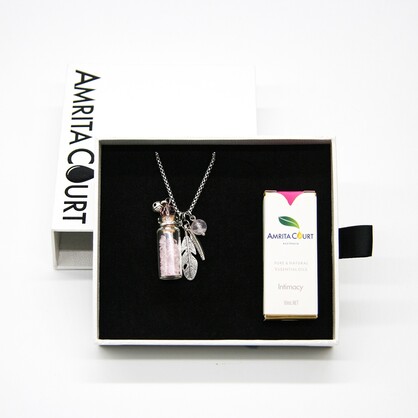 Gift Gox - Crystal Bottle (Rose Quartz) + Purify