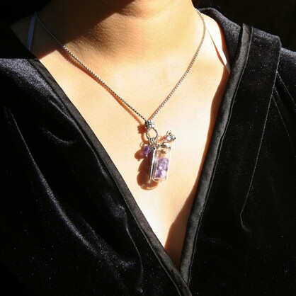 Gift Gox - Crystal Bottle (Amethyst) + Purify