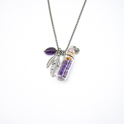 Gift Gox - Crystal Bottle (Amethyst) + Purify