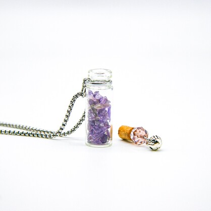 Gift Gox - Crystal Bottle (Amethyst) + Purify