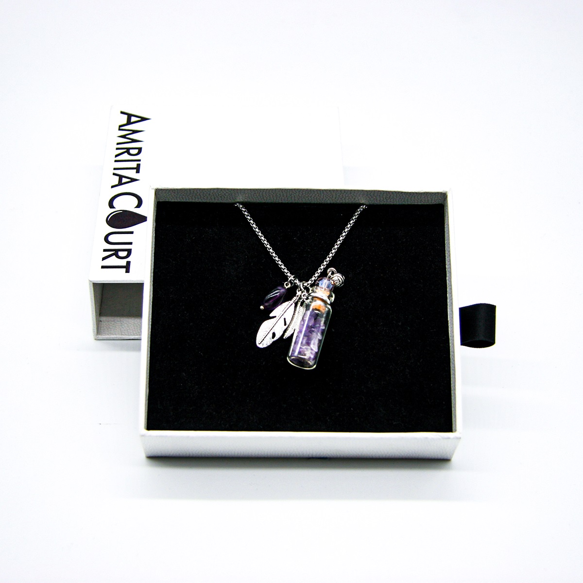 Gift Gox - Crystal Bottle (Amethyst) + Purify
