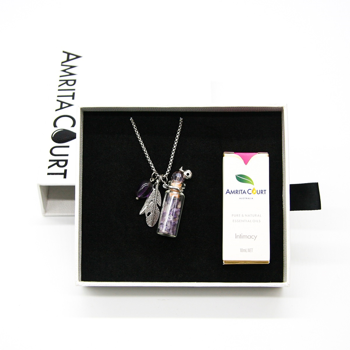 Gift Gox - Crystal Bottle (Amethyst) + Purify