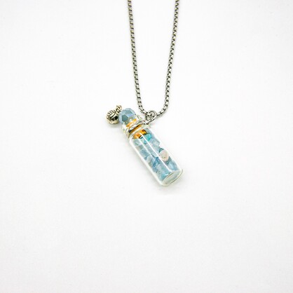 Gift Gox - Crystal Bottle (Aquamarine) + Purify