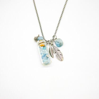 Gift Gox - Crystal Bottle (Aquamarine) + Purify