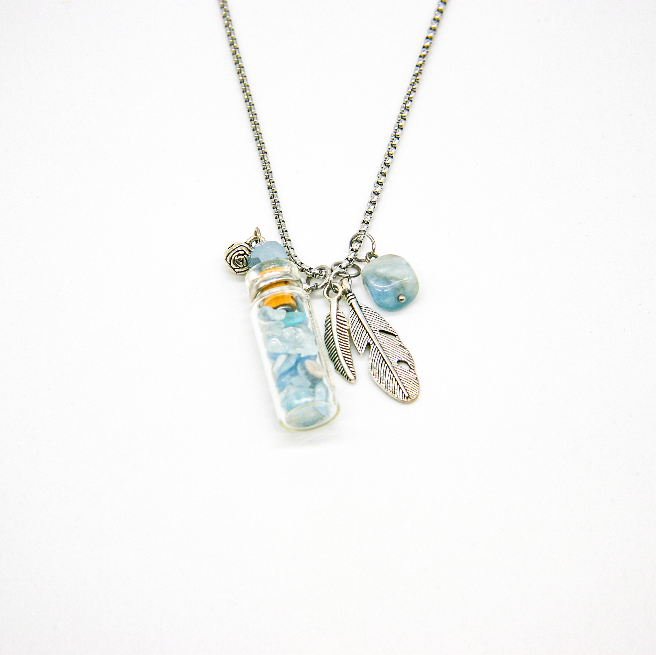 Gift Gox - Crystal Bottle (Aquamarine) + Purify