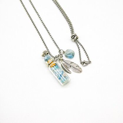 Gift Gox - Crystal Bottle (Aquamarine) + Purify