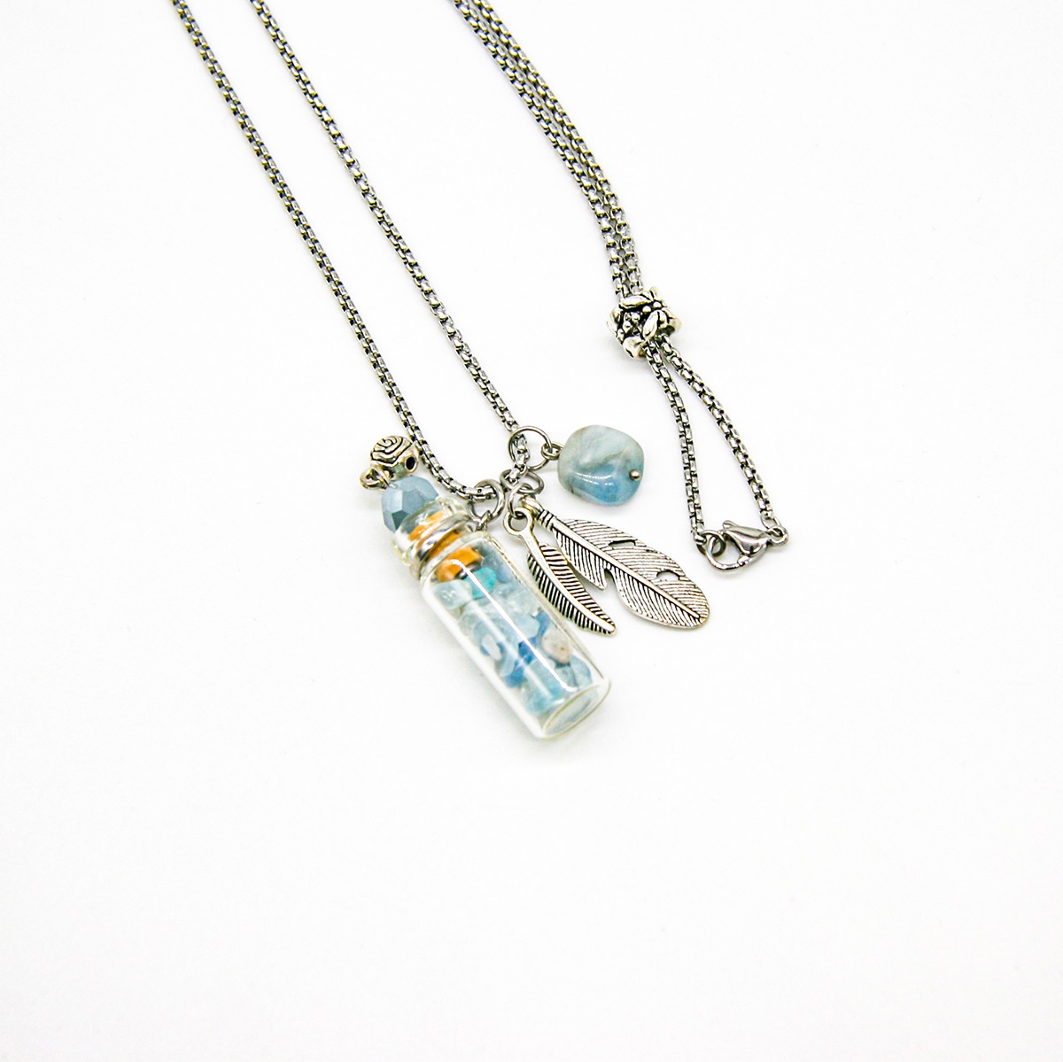 Gift Gox - Crystal Bottle (Aquamarine) + Purify