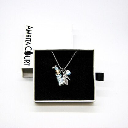 Gift Gox - Crystal Bottle (Aquamarine) + Purify