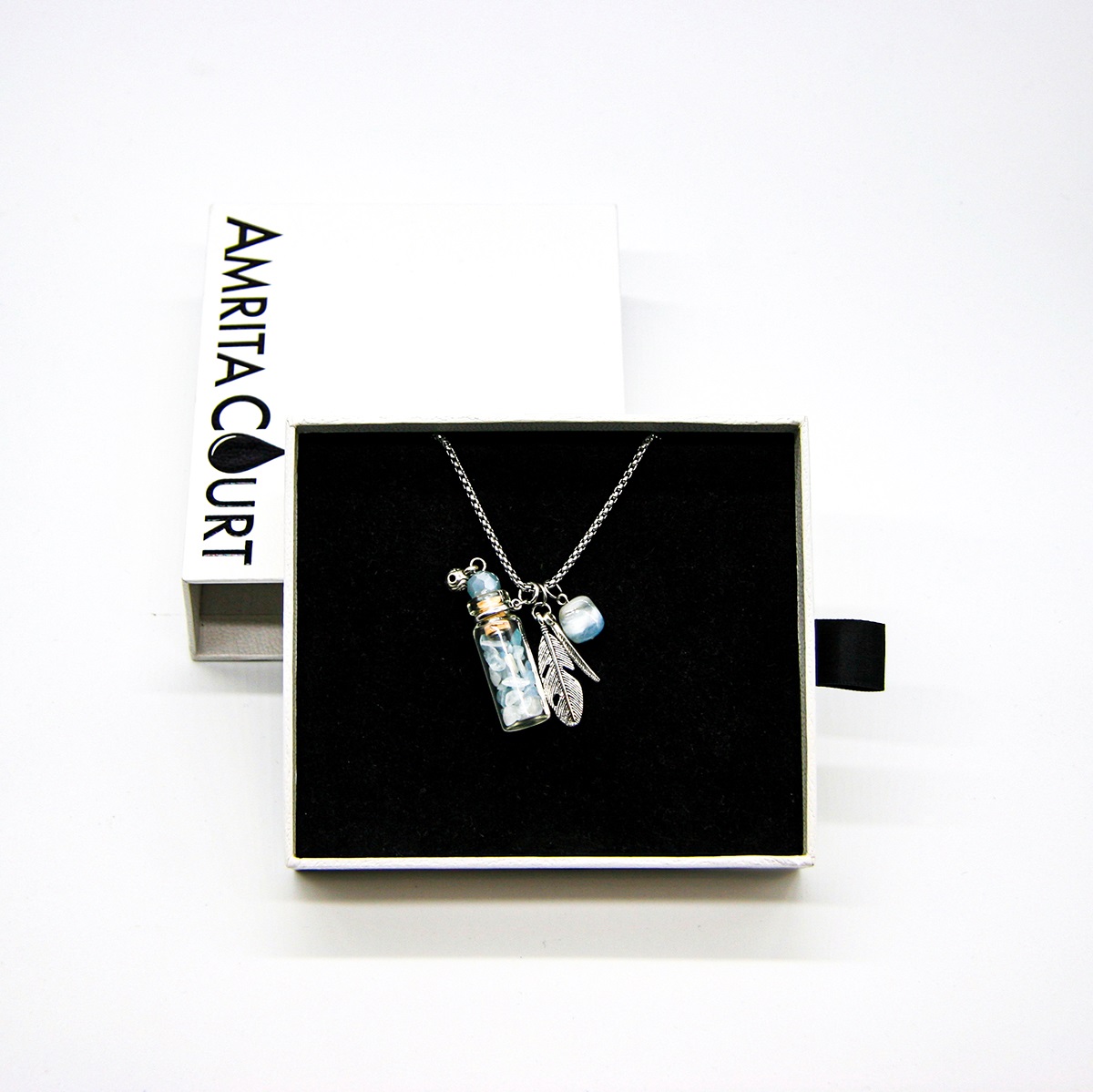 Gift Gox - Crystal Bottle (Aquamarine) + Purify
