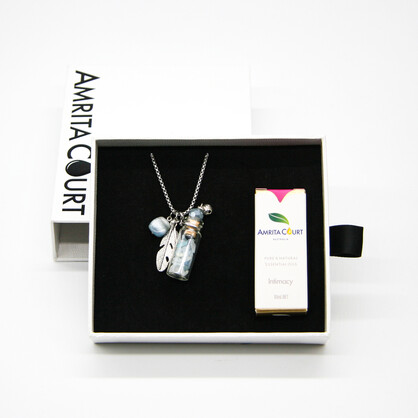 Gift Gox - Crystal Bottle (Aquamarine) + Purify