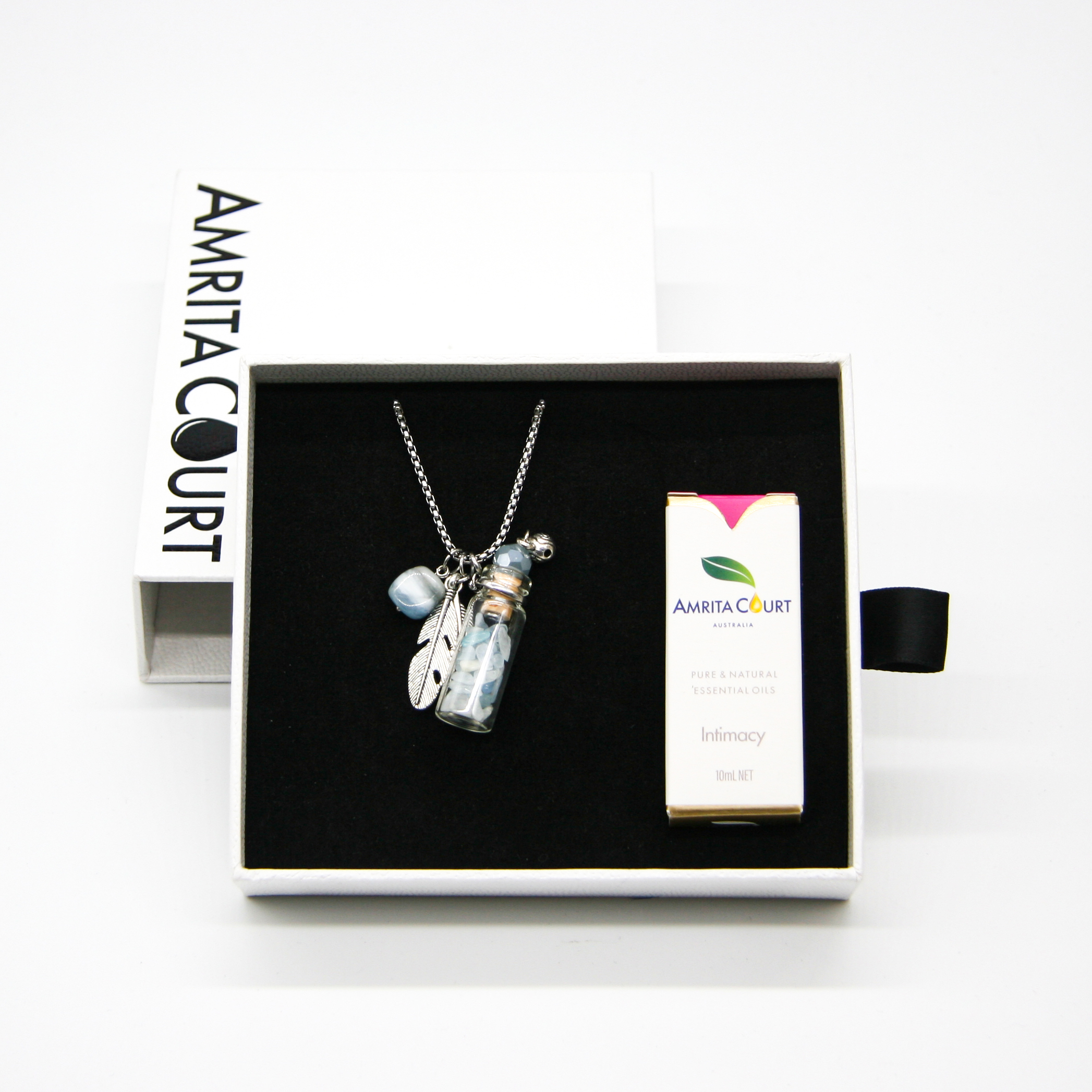 Gift Gox - Crystal Bottle (Aquamarine) + Purify