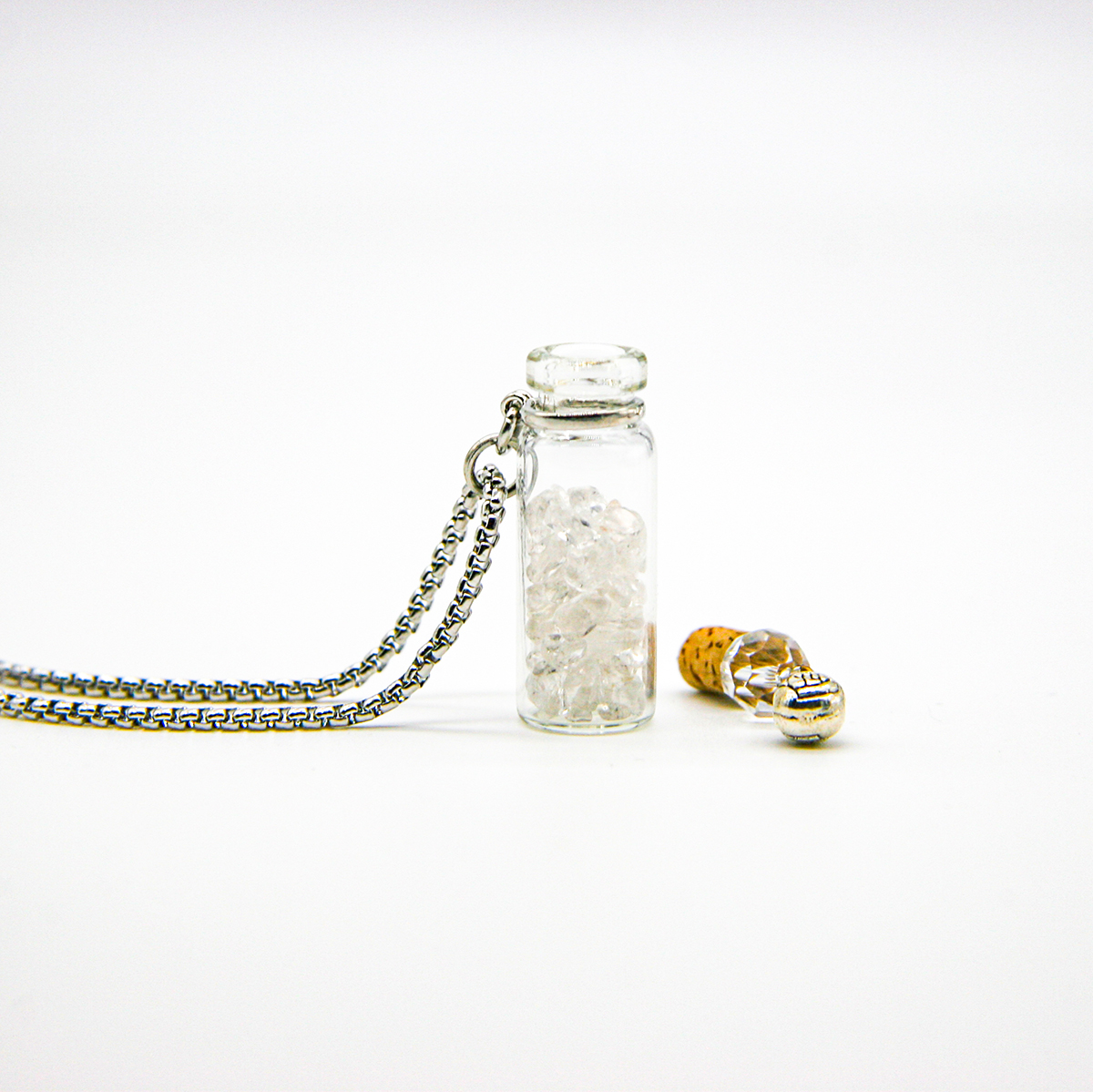 Gift Gox - Crystal Bottle (Clear Quartz) + Purify