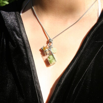Gift Gox - Crystal Bottle (Green Calcite) + Purify