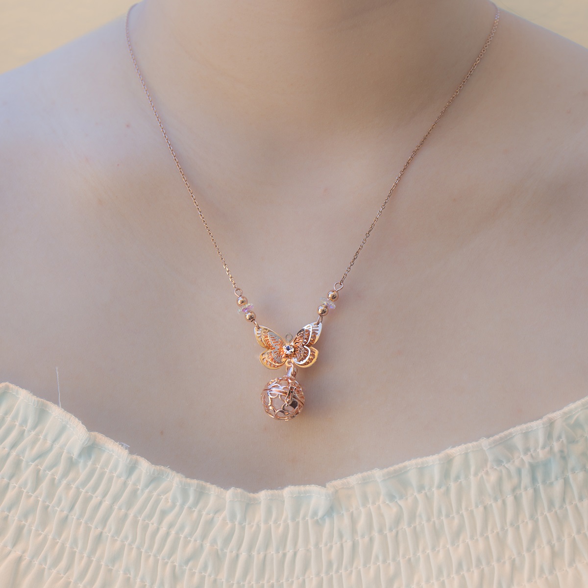 Gift Gox - Butterfly Rose Gold + Purify