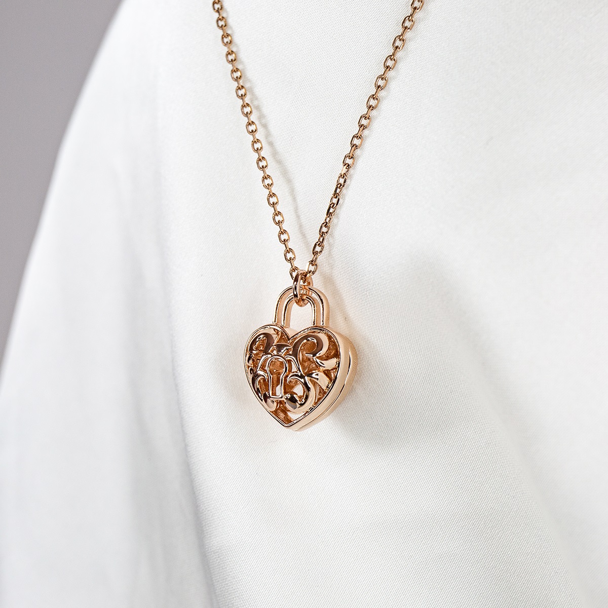 Gift Gox - Heart Lock Rose Gold + Purify