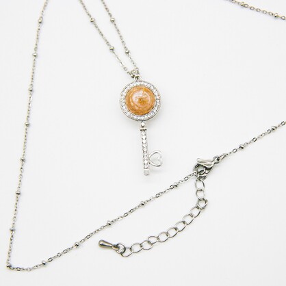 Gift Box - Magic Key Aroma Necklace - Golden Snitch + Purify Essential Oil Blend | Aroma Jewelry Gift Set