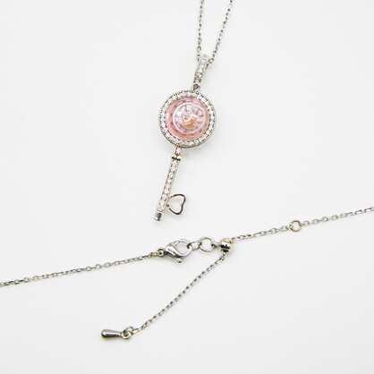 Gift Box - Magic Key Aroma Necklace - Amortentia Pink + Purify Essential Oil Blend | Aroma Jewelry Gift Set