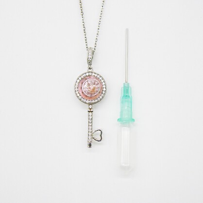 Gift Box - Magic Key Aroma Necklace - Amortentia Pink + Purify Essential Oil Blend | Aroma Jewelry Gift Set