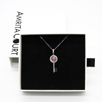 Gift Box - Magic Key Aroma Necklace - Amortentia Pink + Purify Essential Oil Blend | Aroma Jewelry Gift Set