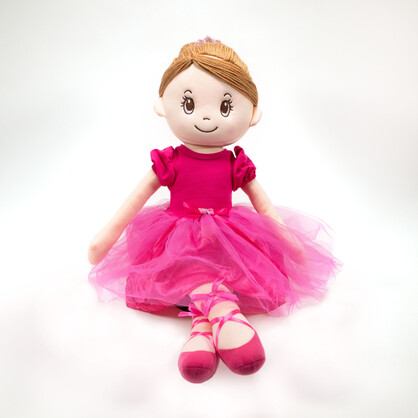 Ballerina Indi Doll - Raspberry