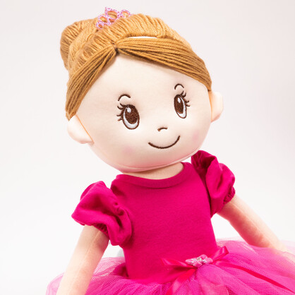 Ballerina Indi Doll - Raspberry