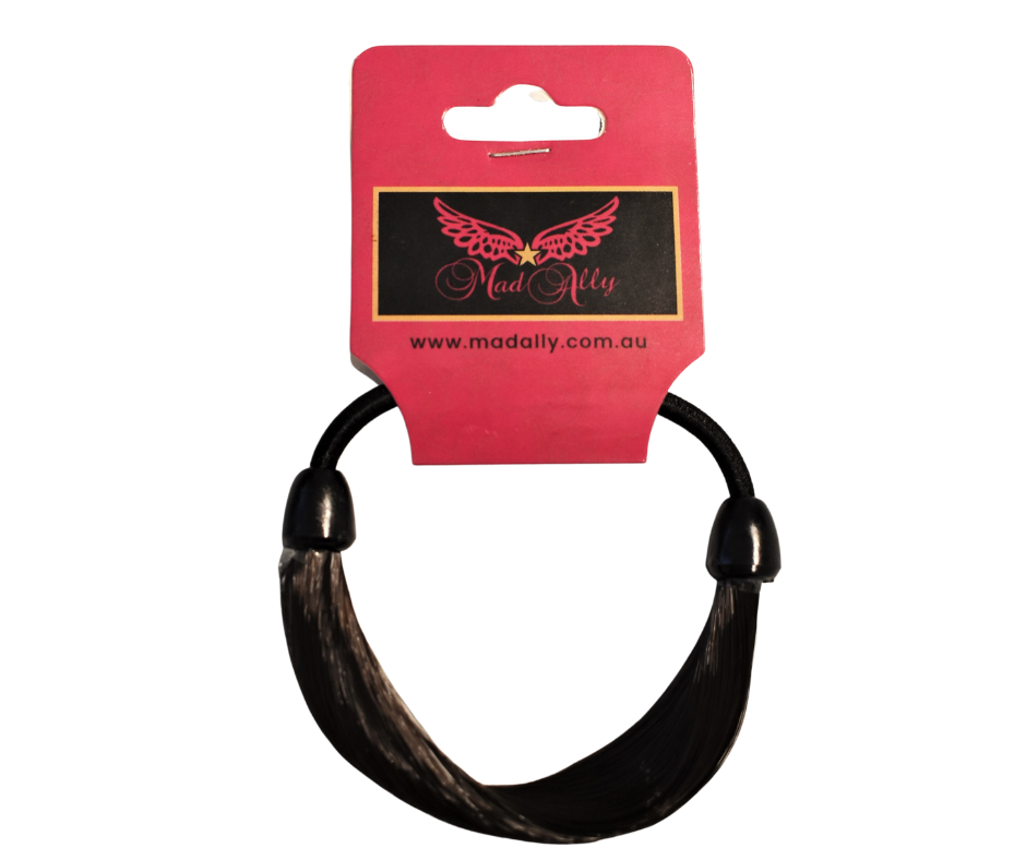 Ponytail Wrap Colour; Black