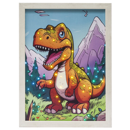 Light Up Frame; Dinosaur
