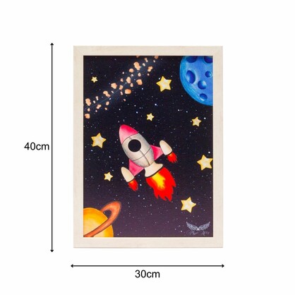 Light Up Frame; Astronaut