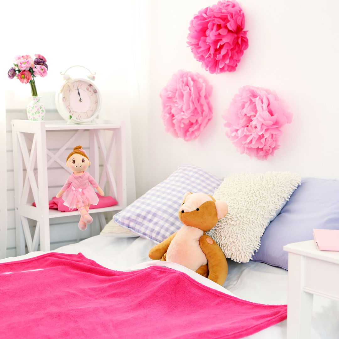 Ballerina Indi Doll - Raspberry