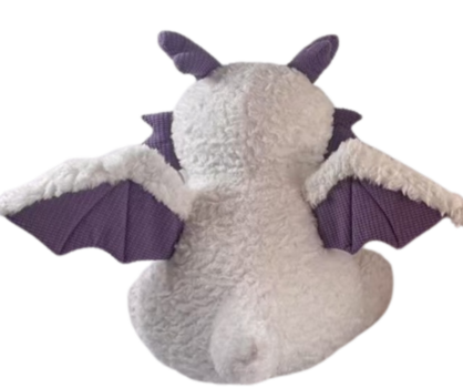 Odin the Dragon 42cm; White Purple