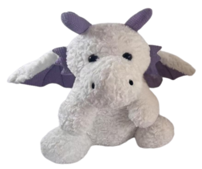 Odin the Dragon 56cm; White Purple