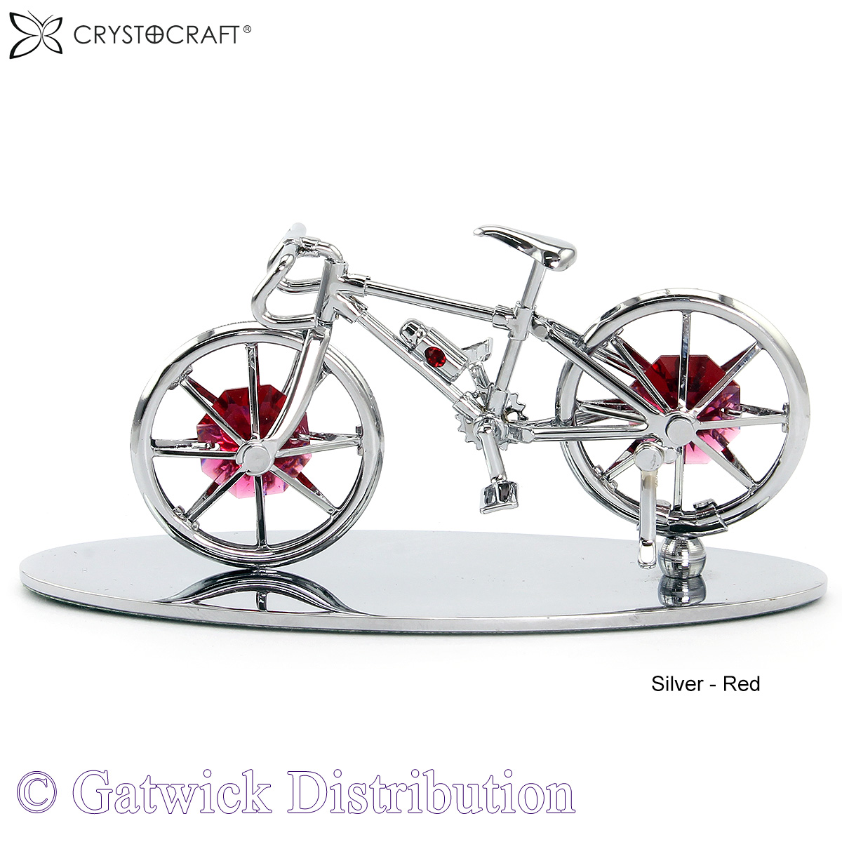 Crystocraft - Bicycle - Silver