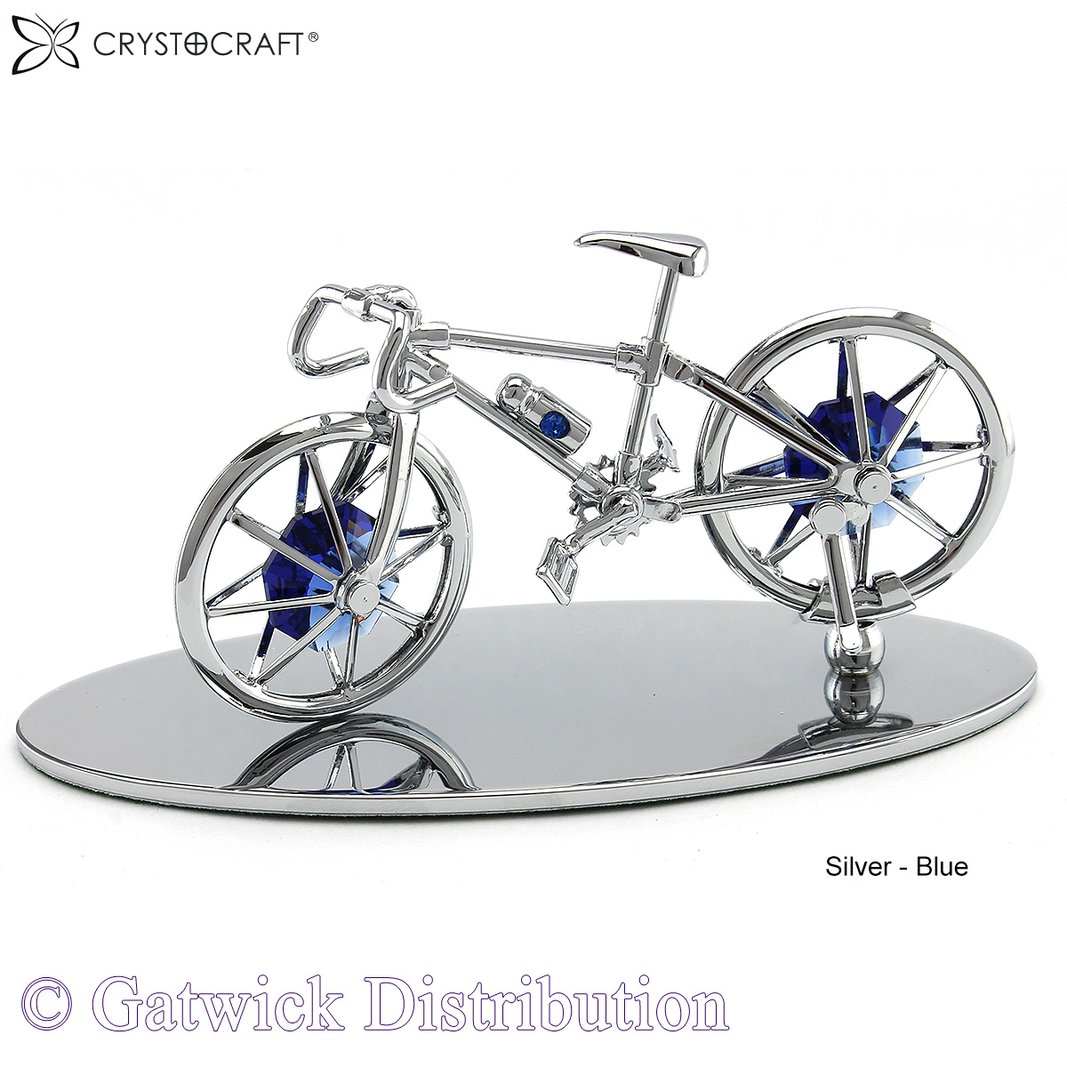 Crystocraft - Bicycle - Silver