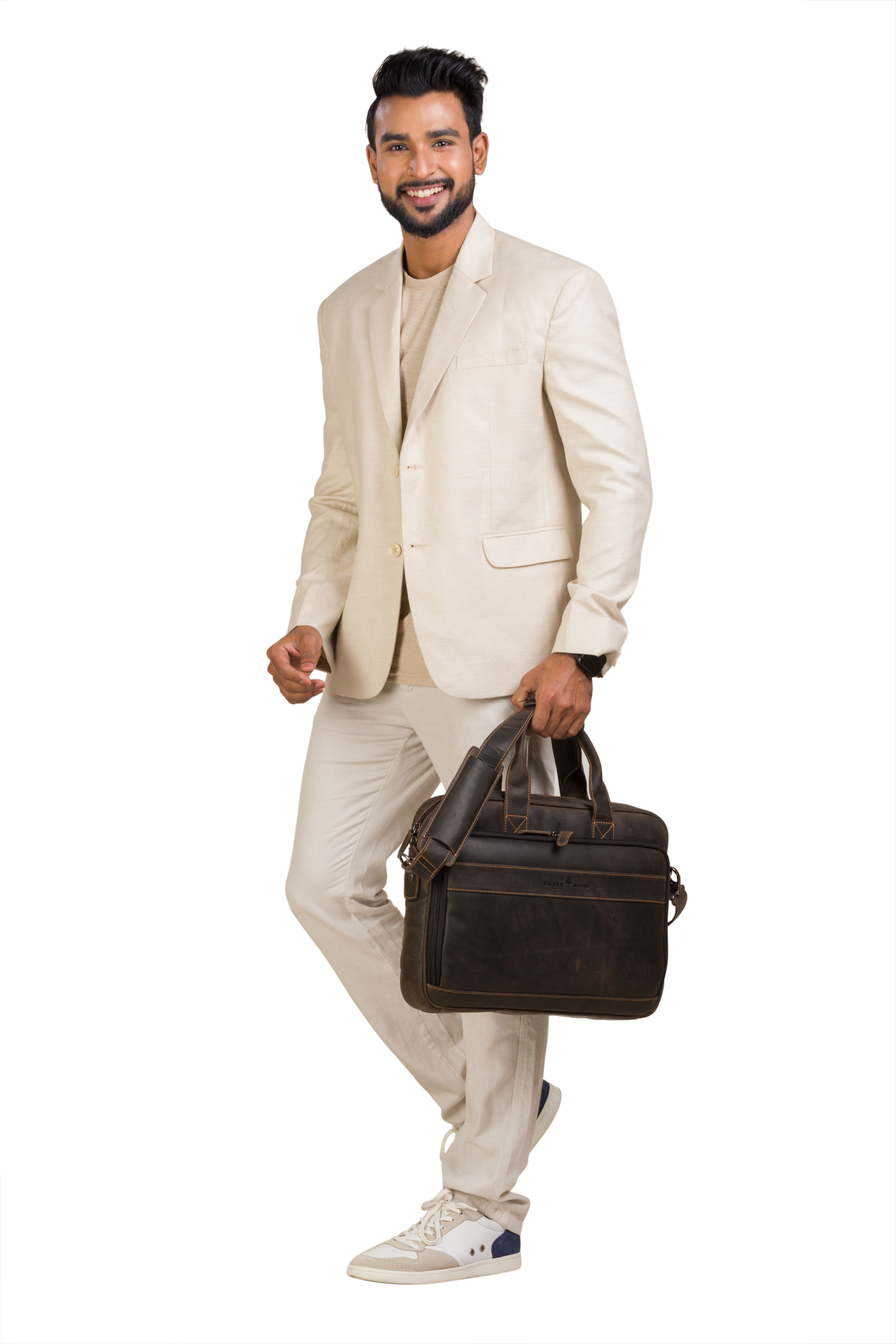 The Apollo Briefcase Brown -GW2021BRN