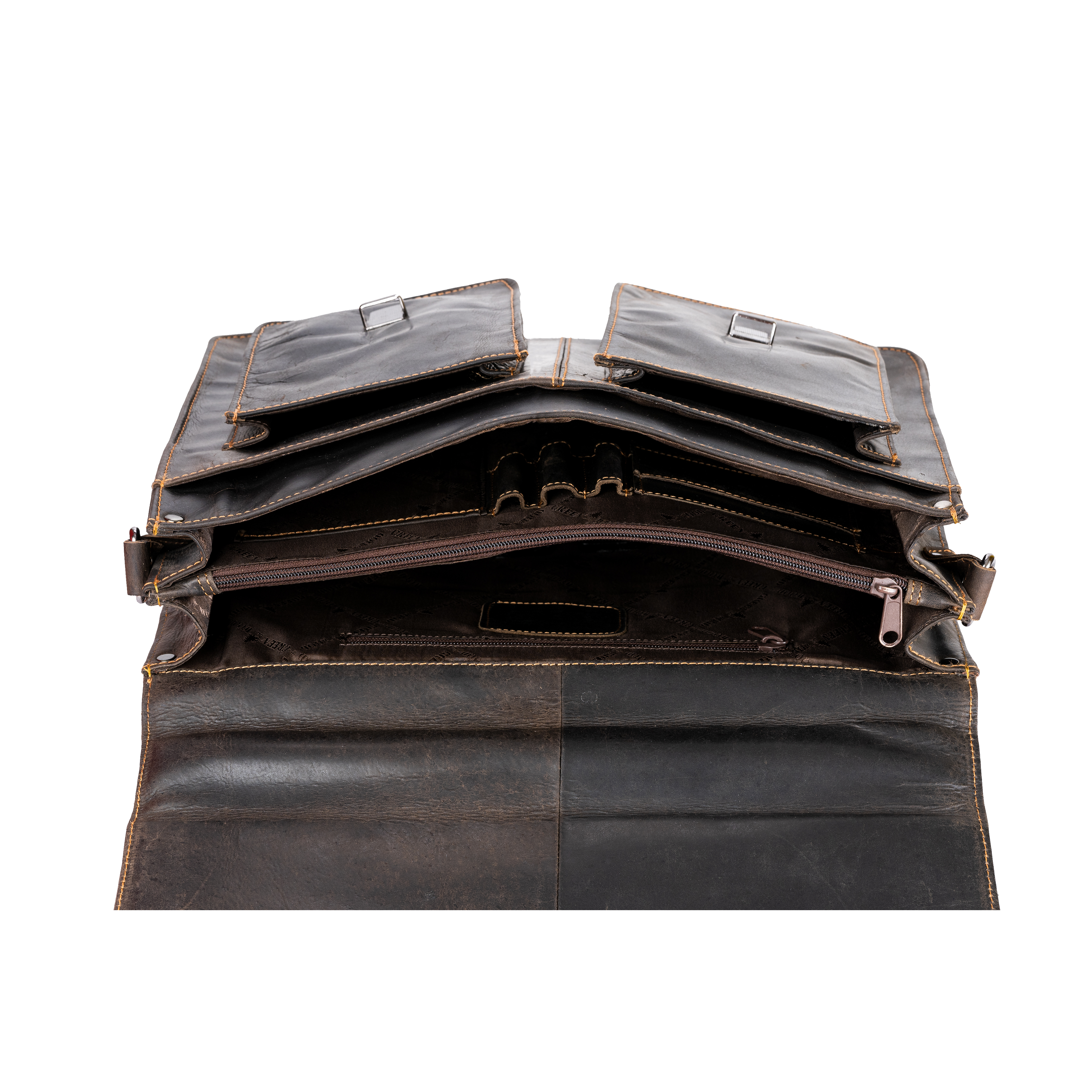 Leather Backpack And Laptop Bag GW191991BRN
