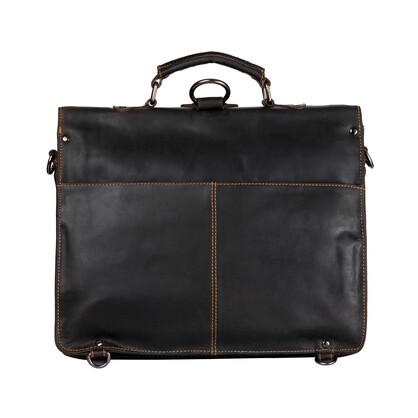 Leather Backpack And Laptop Bag GW191991BRN