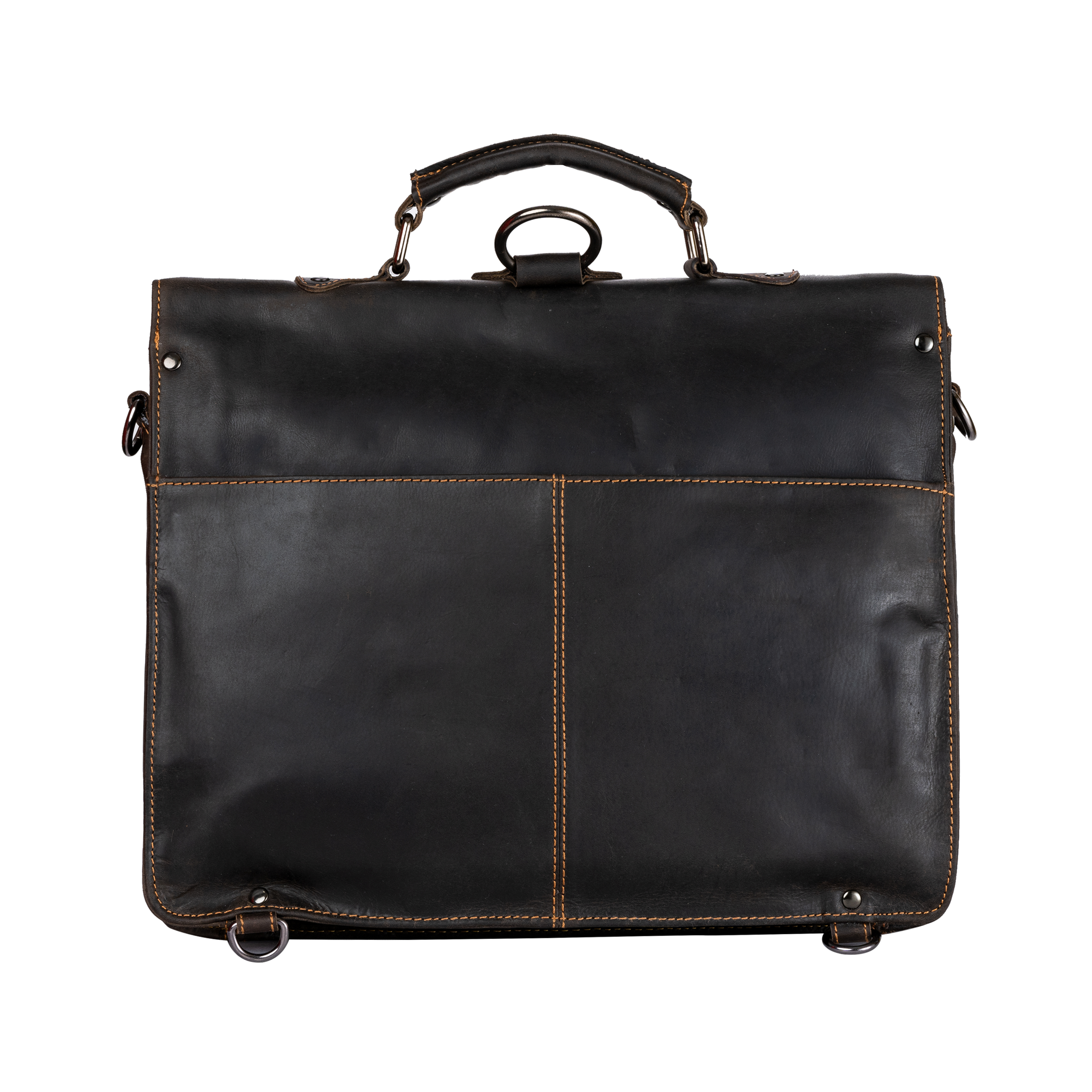 Leather Backpack And Laptop Bag GW191991BRN